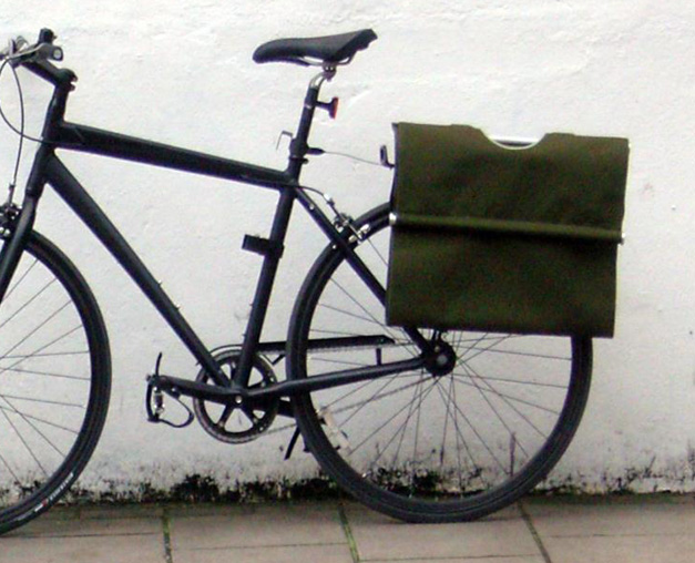 An affordable bike shopping carrier
