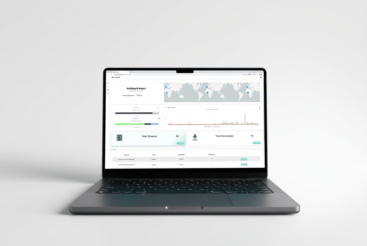 BuffaloGrid remote monitoring dashboard